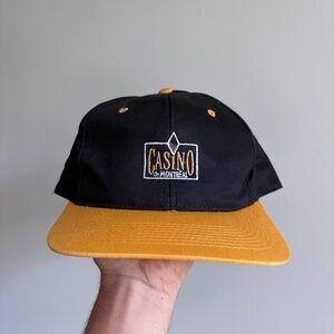 vintage CASINO MONTREAL 2 tone snapback hat